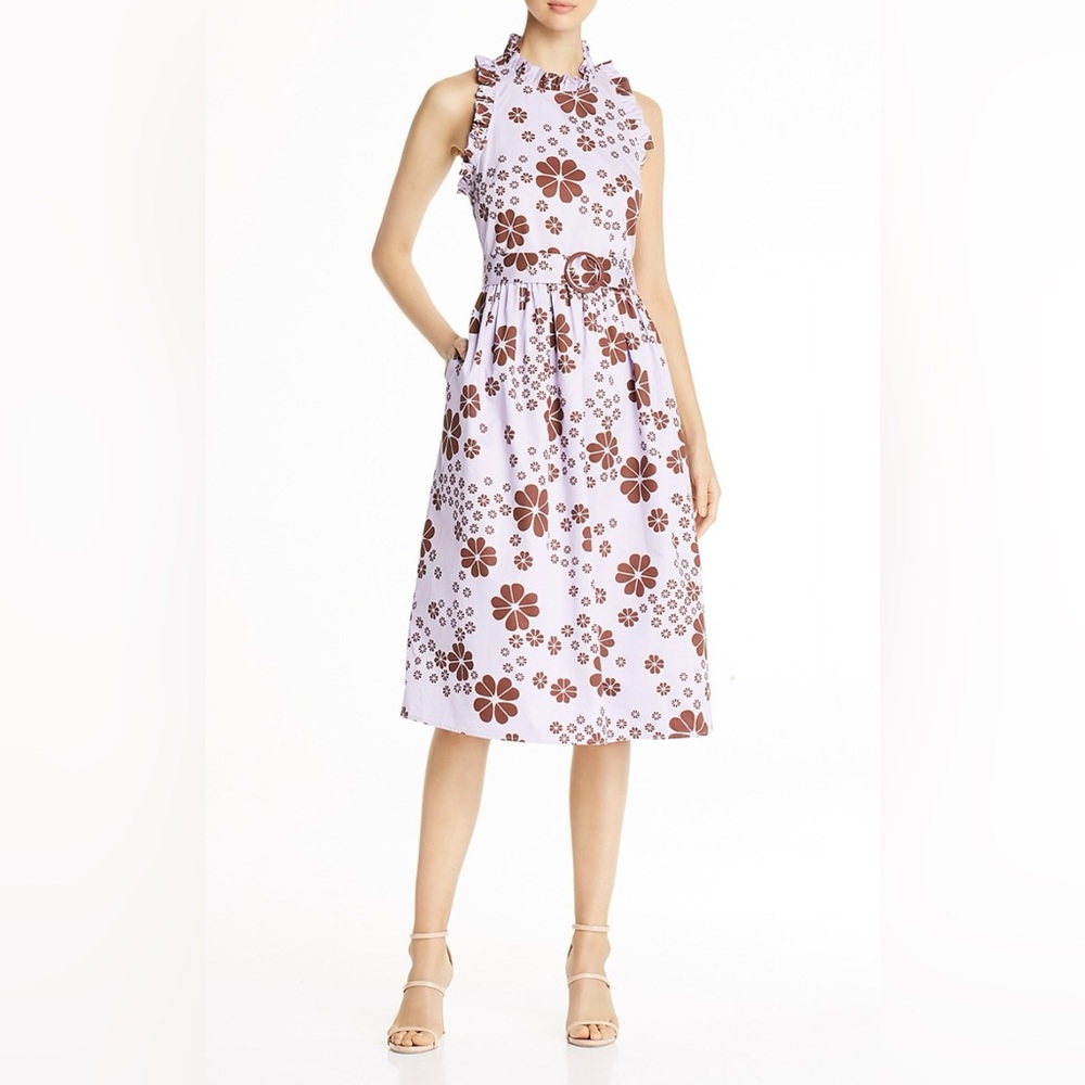 Kate Spade New York floral Midi Dress, pre-owned, size 12